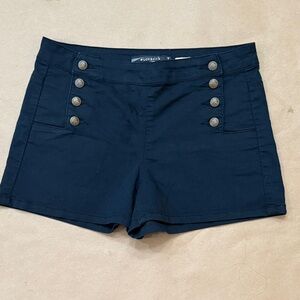 Lovesick High Waist Navy Shorts